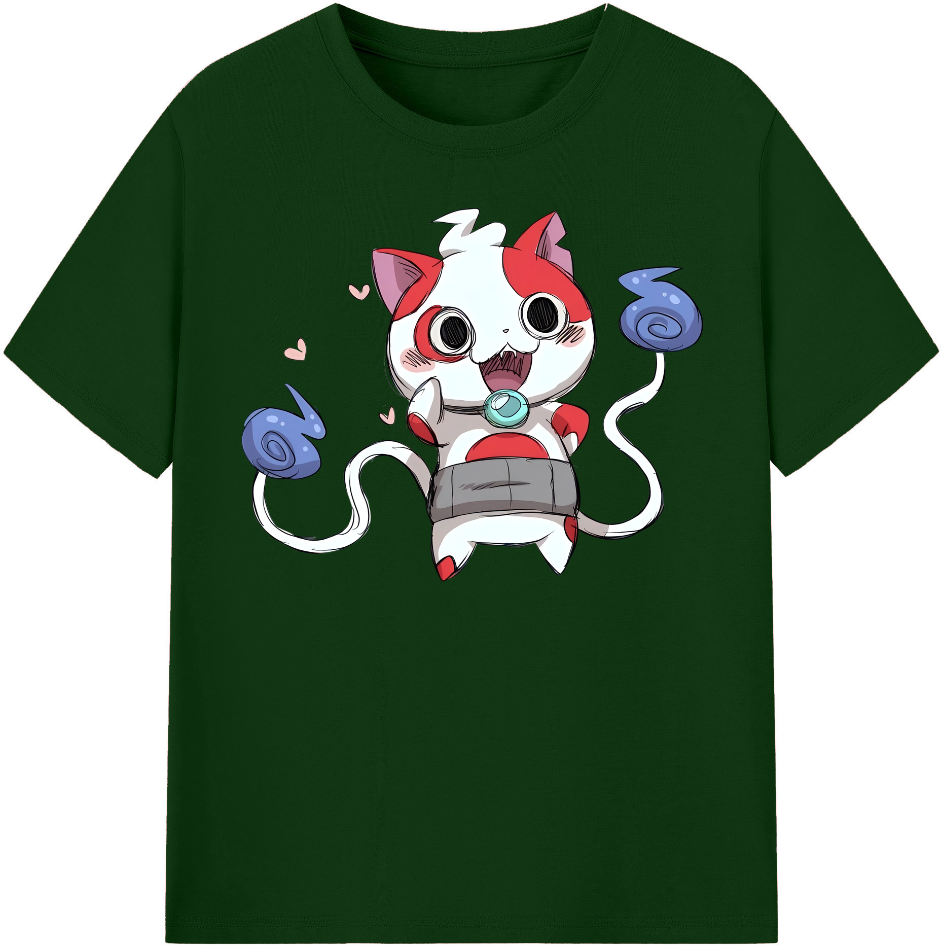（画像用） 妖怪ウォッチ Yo-kai Watch 綿100％半袖Tシャツ（フロントプリント）